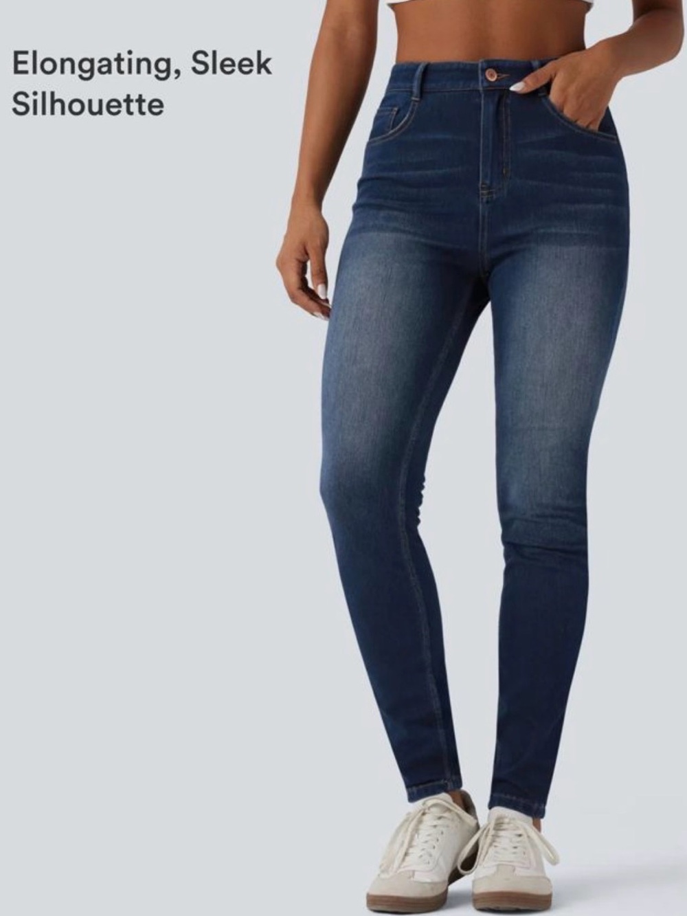 HALARA Flex™ High Waisted Casual Skinny Jeans with Pockets